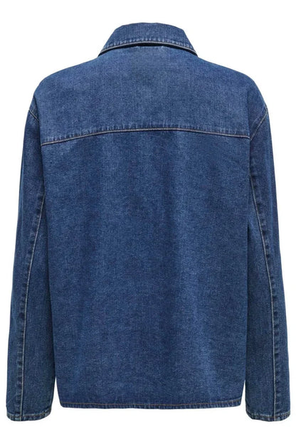 Tie Dark Blue Denim Jacket