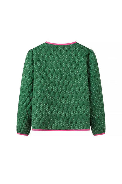 Green Quilted Jacket