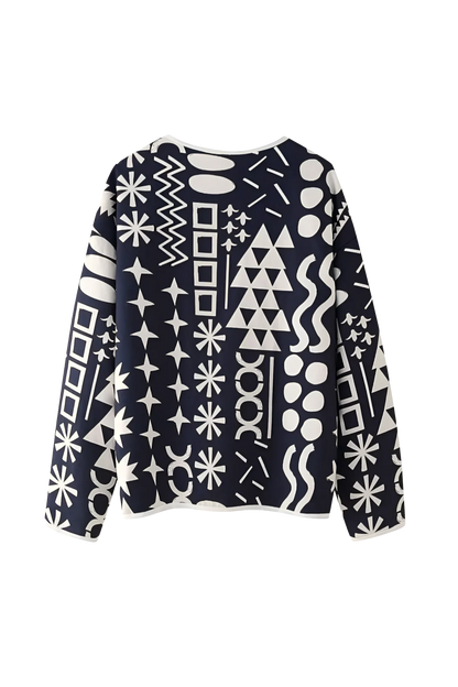 Quilted Floral Print Jacket