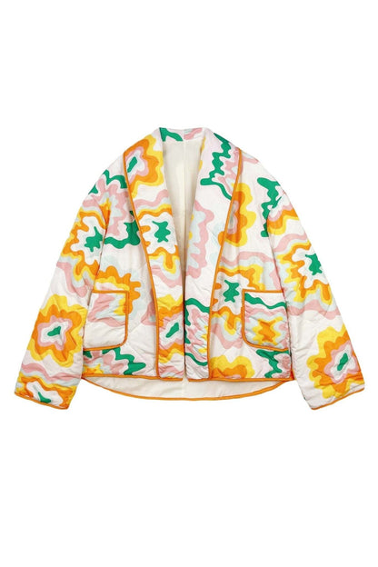 Elma Printed Quilted Puffer Jacket