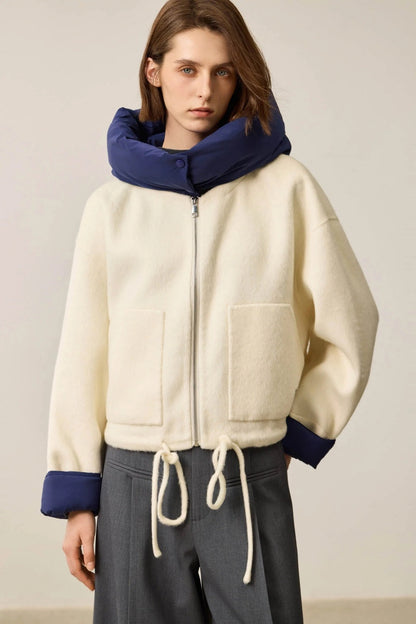 Fashionable Warm Hooded Jacket