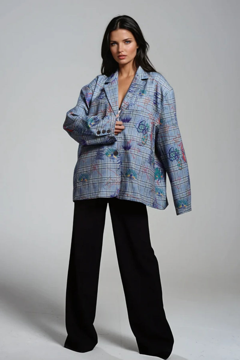 Graffiti Low-Cut Blazer