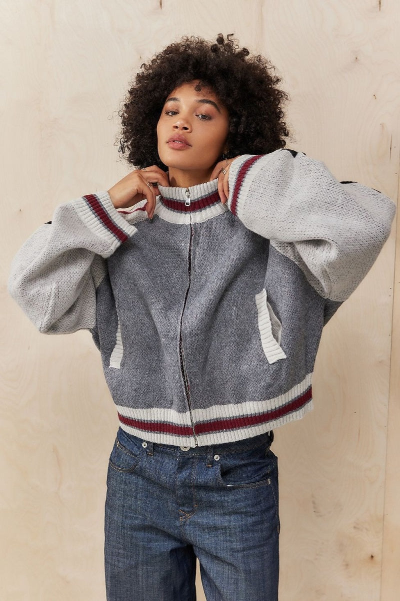 Jaded London Team 85 Knit Jacket