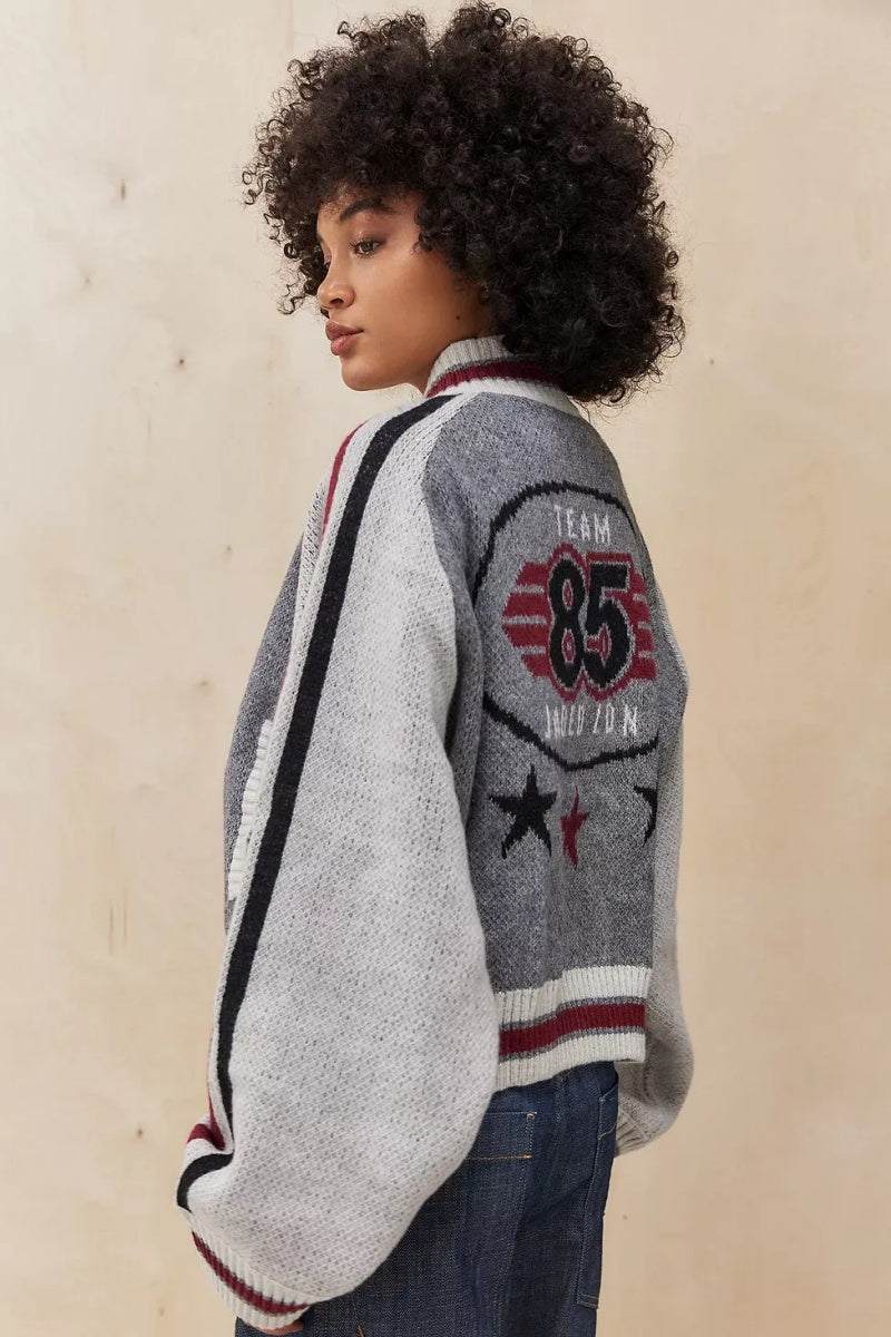 Jaded London Team 85 Knit Jacket