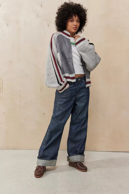 Jaded London Team 85 Knit Jacket