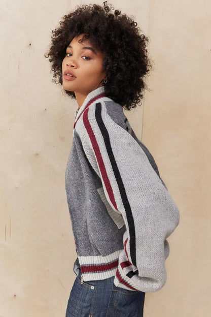 Jaded London Team 85 Knit Jacket