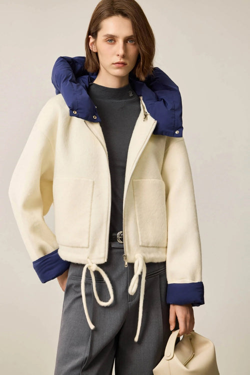 Fashionable Warm Hooded Jacket