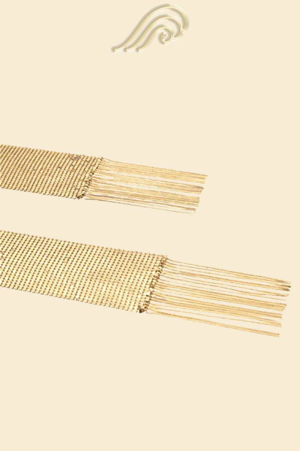 Silver - Metallic Tassel Skinny Scarf-Sunfere